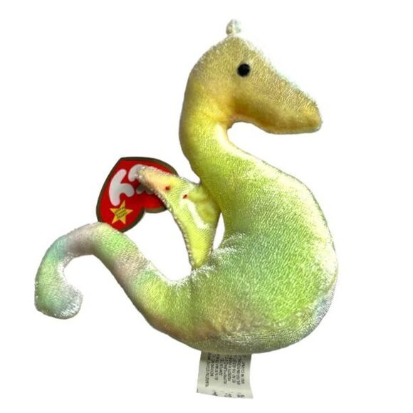 3/$15 or 5/$20 TY Teenie Beanie Babies Neon the Seahorse - Picture 1 of 5